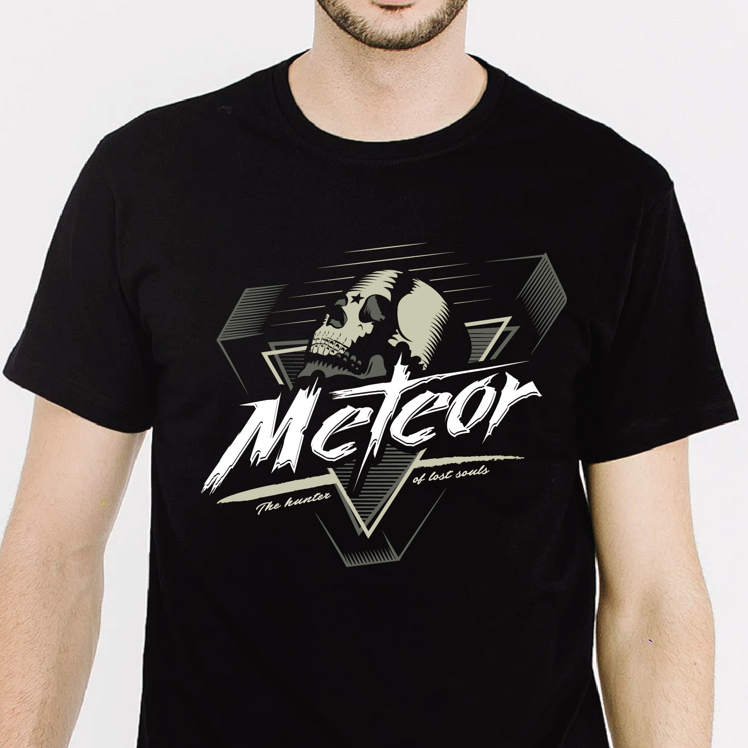 Meteor Skull Official Logo t-shirt